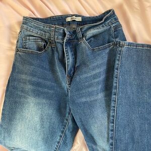 ‘Sexy Fab’ medium wash skinny jeans